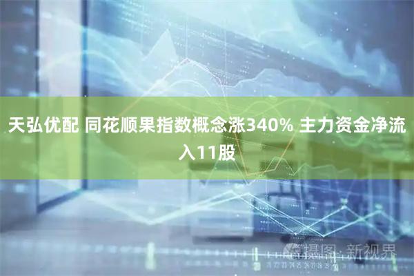 天弘优配 同花顺果指数概念涨340% 主力资金净流入11股